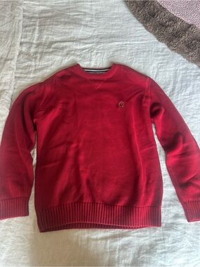 Tommy Hilfiger Red Crewneck Sweater